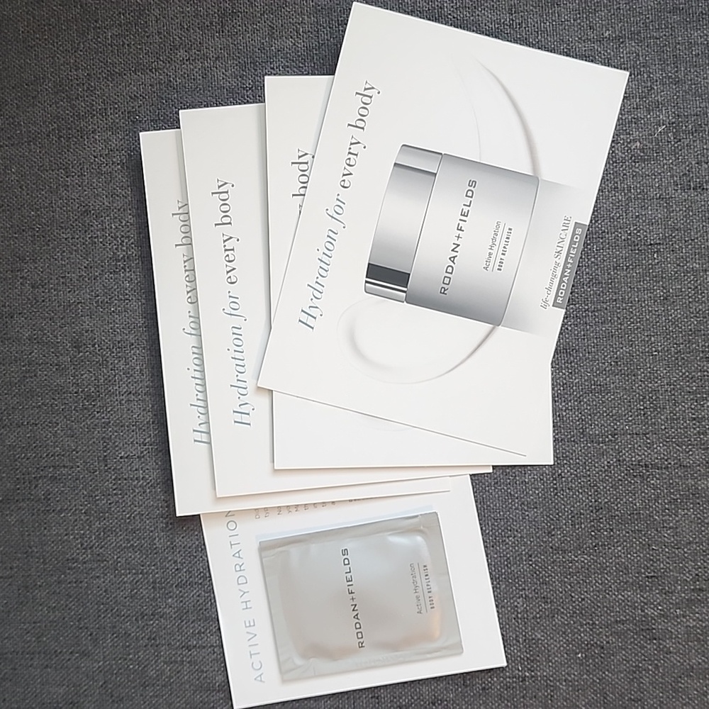 R+F Active Hydration Body Replenish samples x10